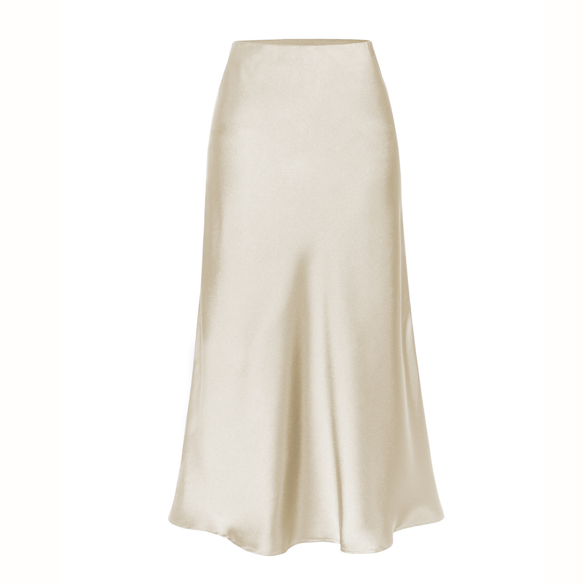 Юбка атласная меди с высокой талией SkirtSoll M Бежевый (3566) Юбка атласная меди с высокой талией SkirtSoll M Бежевый (3566)