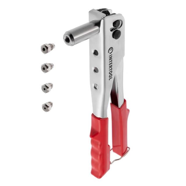 Заклепник Intertool RT-0004 d 2,4/3,2/4/4,8 мм