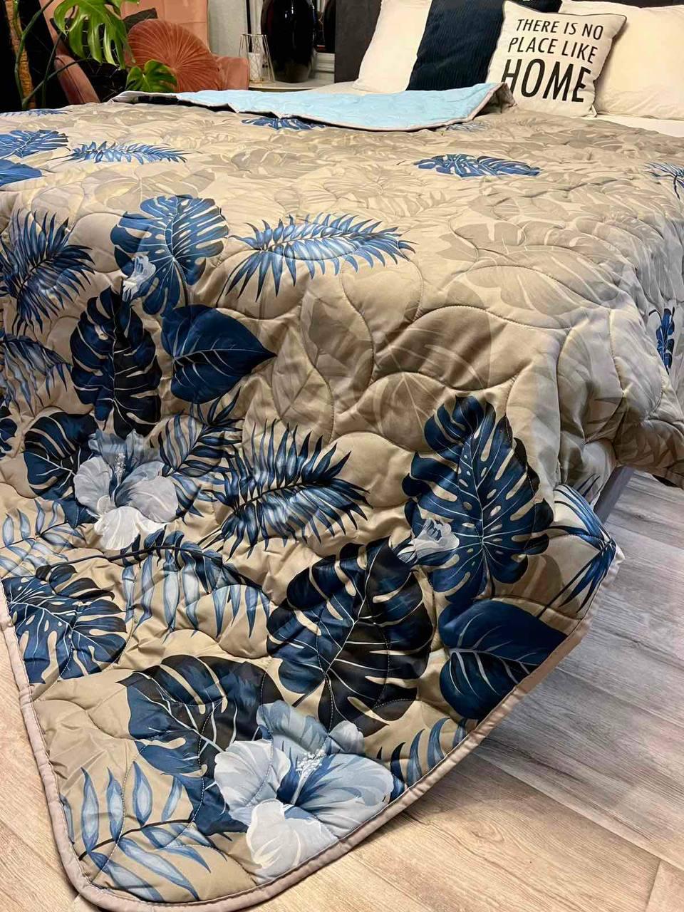 Одеяло летнее антиаллергенное микрофибра 155х210 см Бежевый с синей (Д-al-lito-satkovdra25-007) - фото 3 Одеяло летнее антиаллергенное микрофибра 155х210 см Бежевый с синей (Д-al-lito-satkovdra25-007) - фото 3