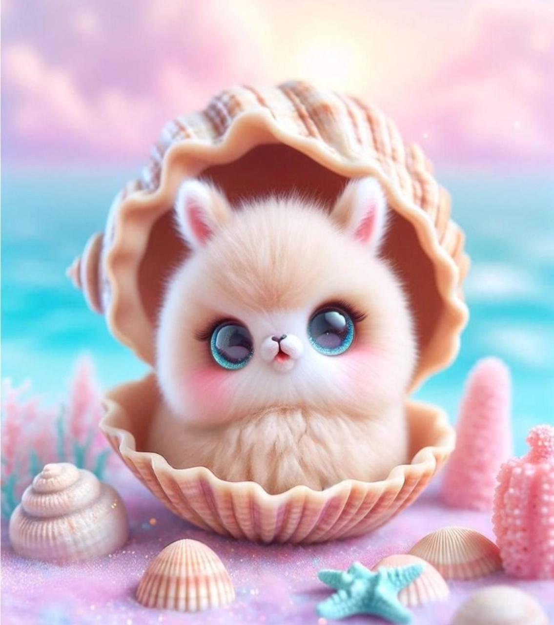 Алмазная мозаика Dream Toys Сюрприз в раковине 20x20 см (S10177)