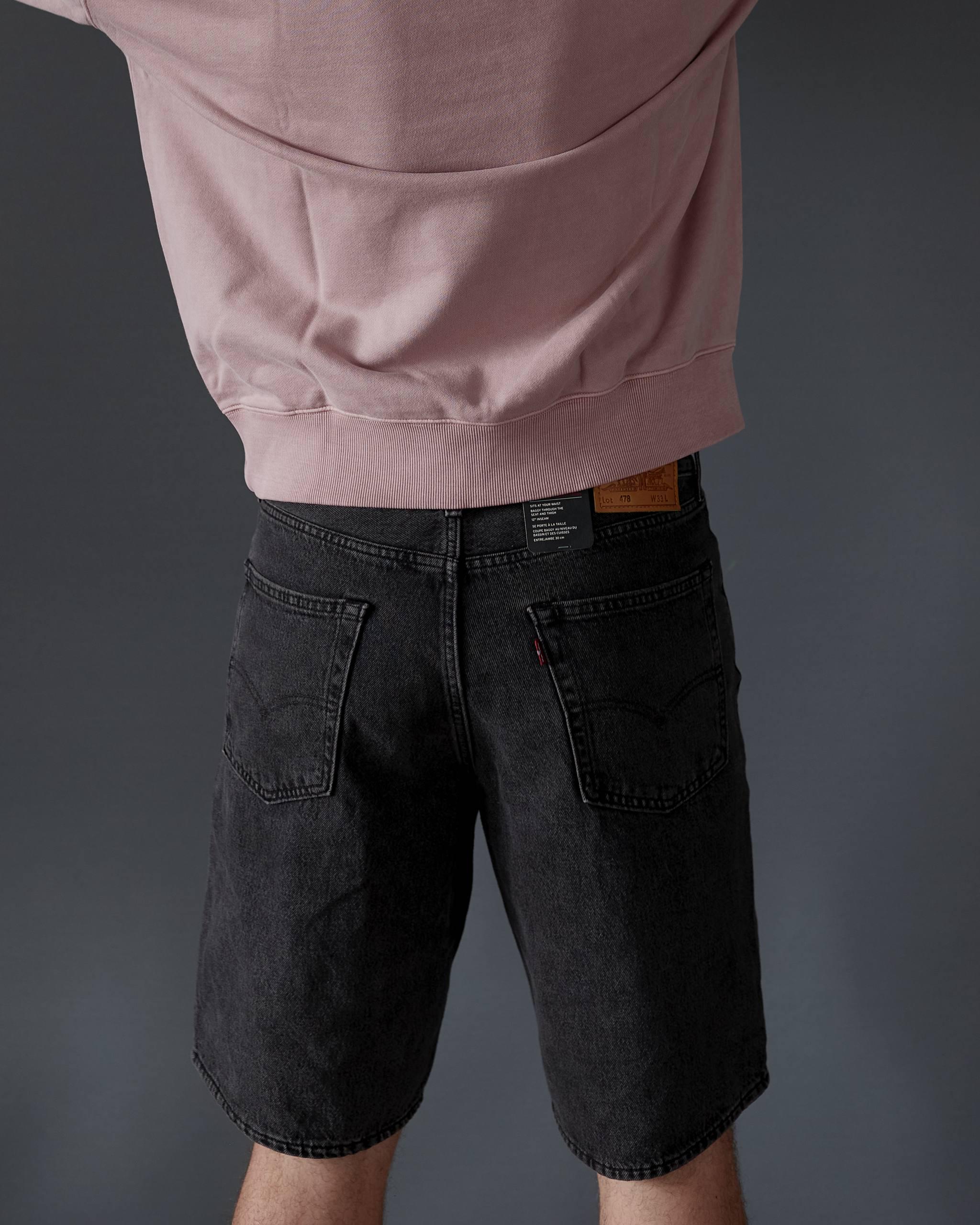 Шорти джинсові Levi's 478 Baggy Shorts р. 30 US Чорний (36755425) - фото 4