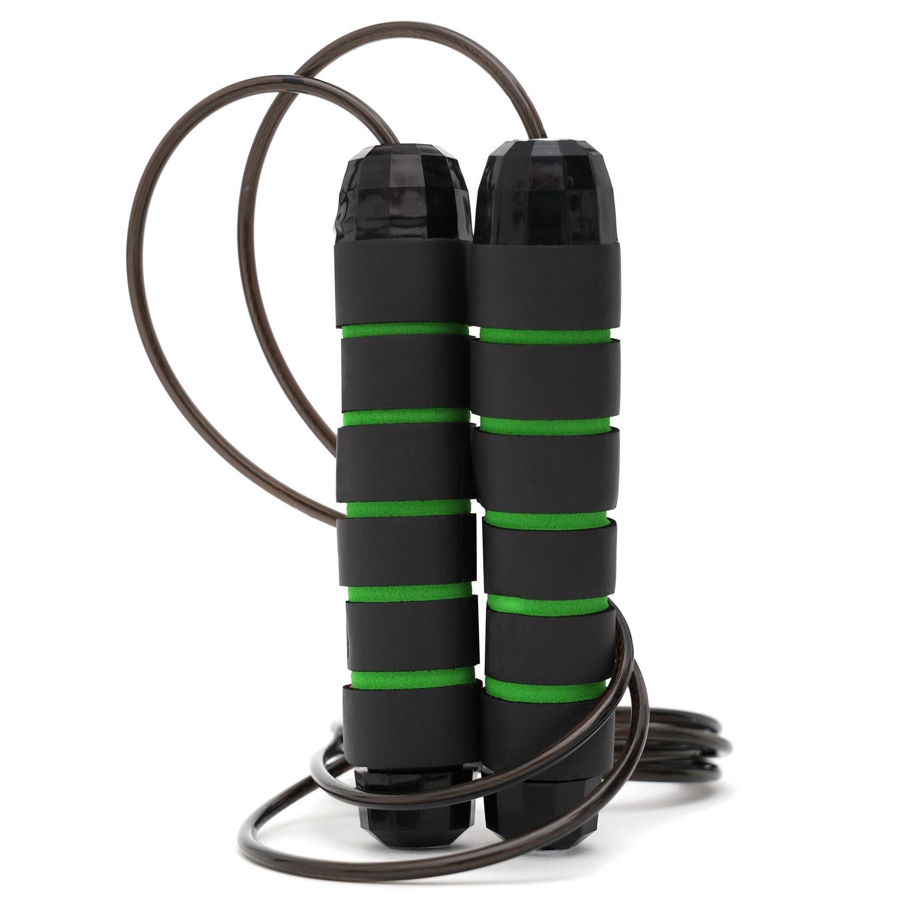 Скакалка скоростная Cornix Speed Rope Classic XR-0148 Black/Green (39215)