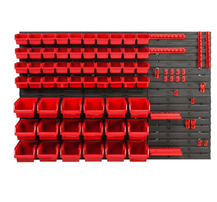 Панель для инструментов Kistenberg 117х78 см из 6 панелей 58 контейнеров (MIX608) Панель для инструментов Kistenberg 117х78 см из 6 панелей 58 контейнеров (MIX608)