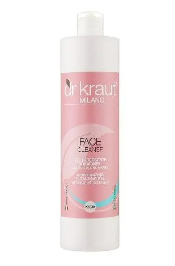 Гель очищающий увлажняющий с морским коллагеном Dr. Kraut Moisturising Cleansing Gel 500 мл