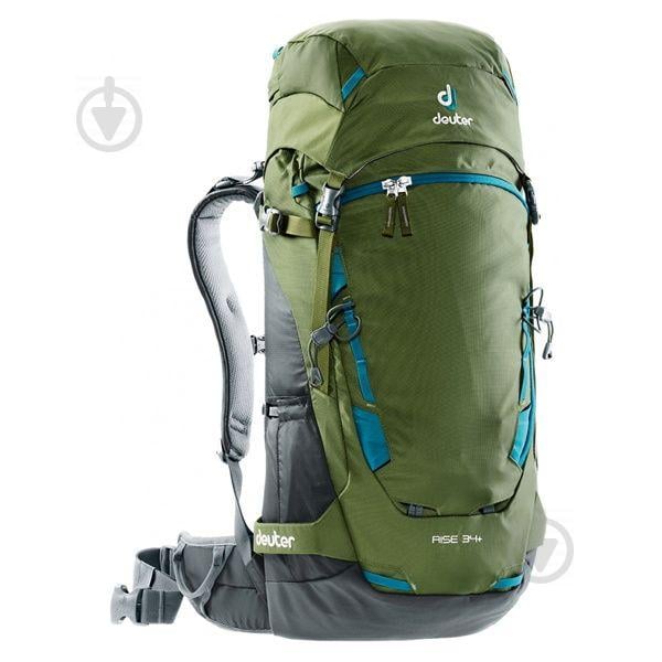 Рюкзак Deuter Rise 34+ Pine-Graphite (1052-3301318 2480) Рюкзак Deuter Rise 34+ Pine-Graphite (1052-3301318 2480)