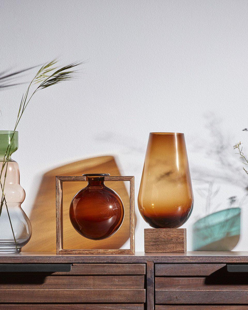 Ваза LaForma ADEMIA коричневый (AA4558C10) - фото 4 Ваза LaForma ADEMIA коричневый (AA4558C10) - фото 4