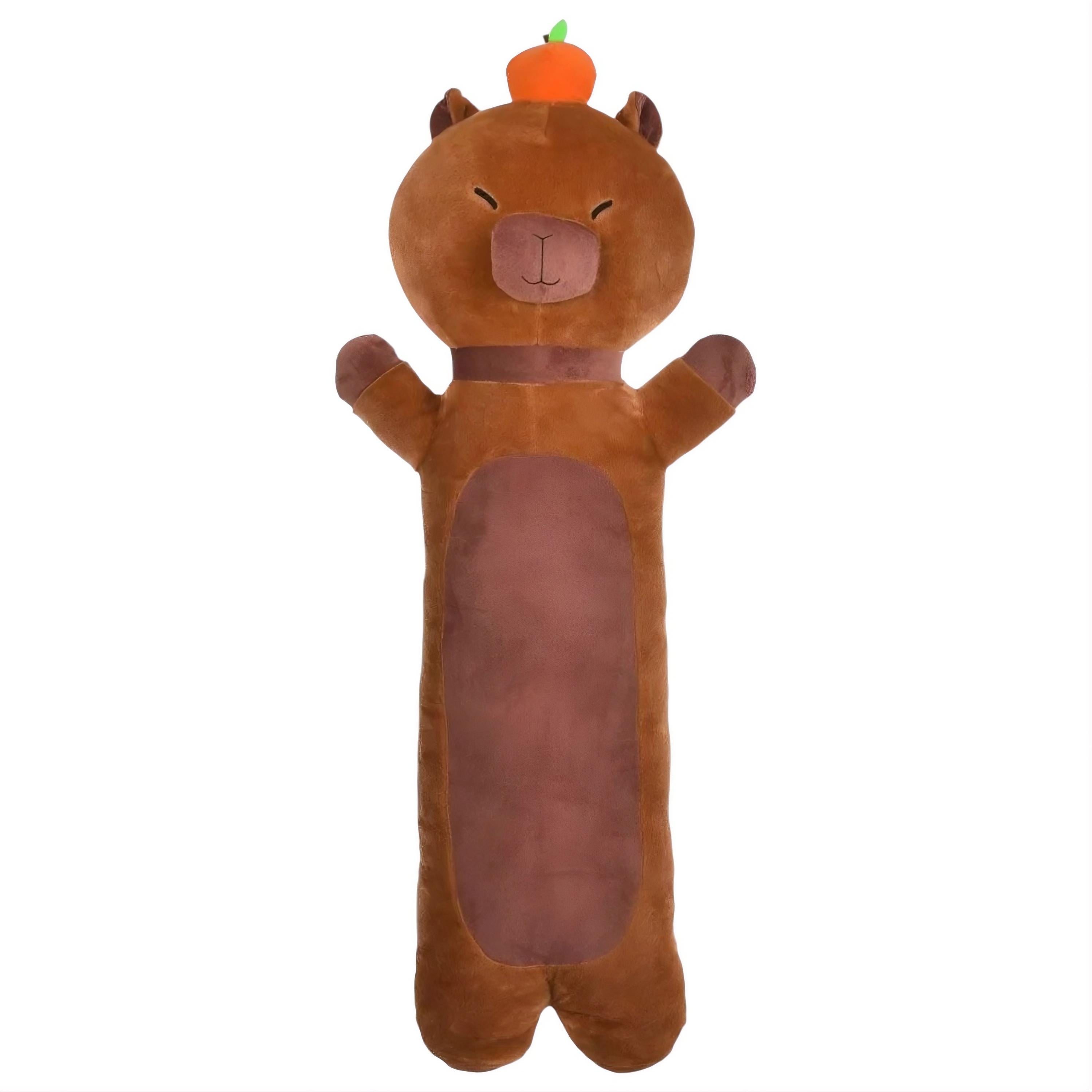 Мягкая игрушка Limo Toy M 6042 UA Капибара 100×40×20 см плюш от 3 лет Коричневый (33089537)