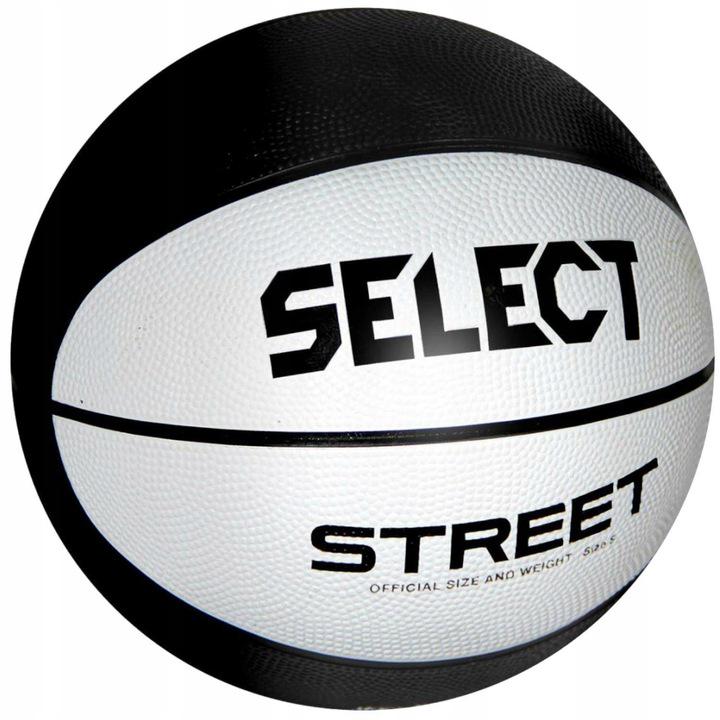 Мяч баскетбольный резиновый Select Street Basket V23 126 №5 Серо-черный - фото 2