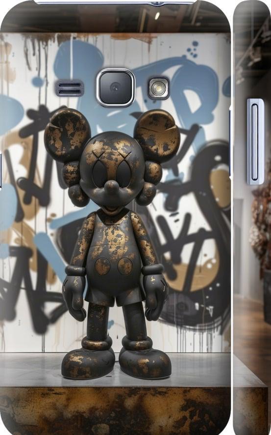 Чехол на Samsung Galaxy J1 (2016) Duos J120H Bronze kaws v2 (6098c-262-42517)