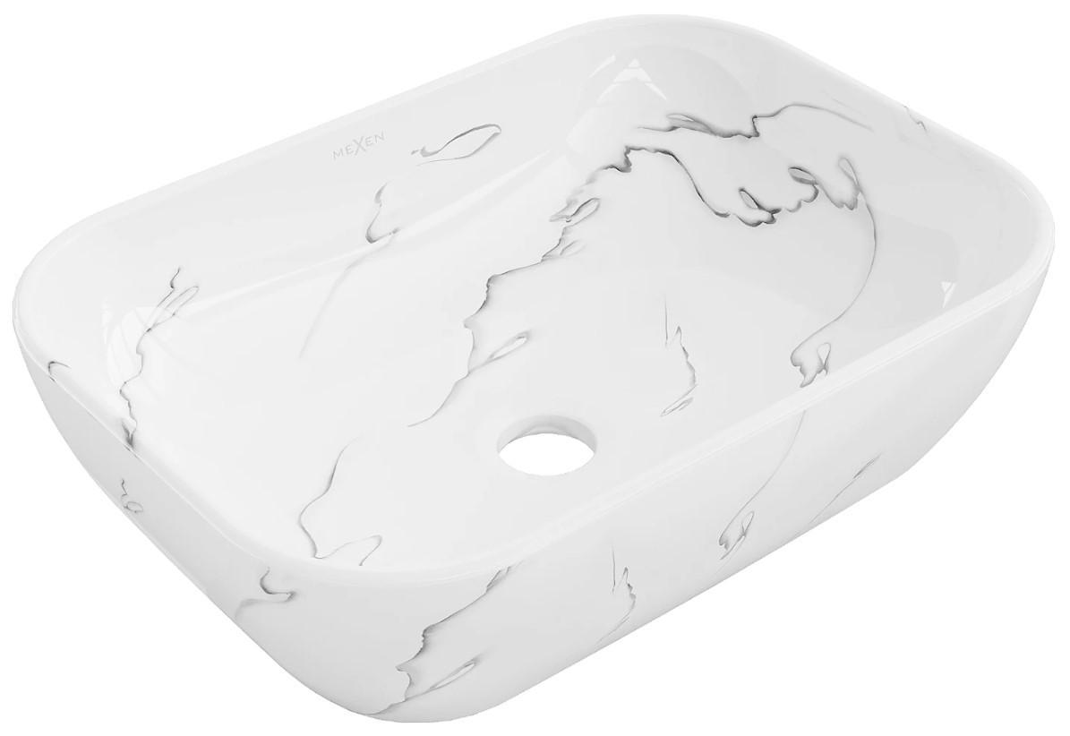 Умывальник накладной Mexen RITA SHINY MARBLE (2619562351)