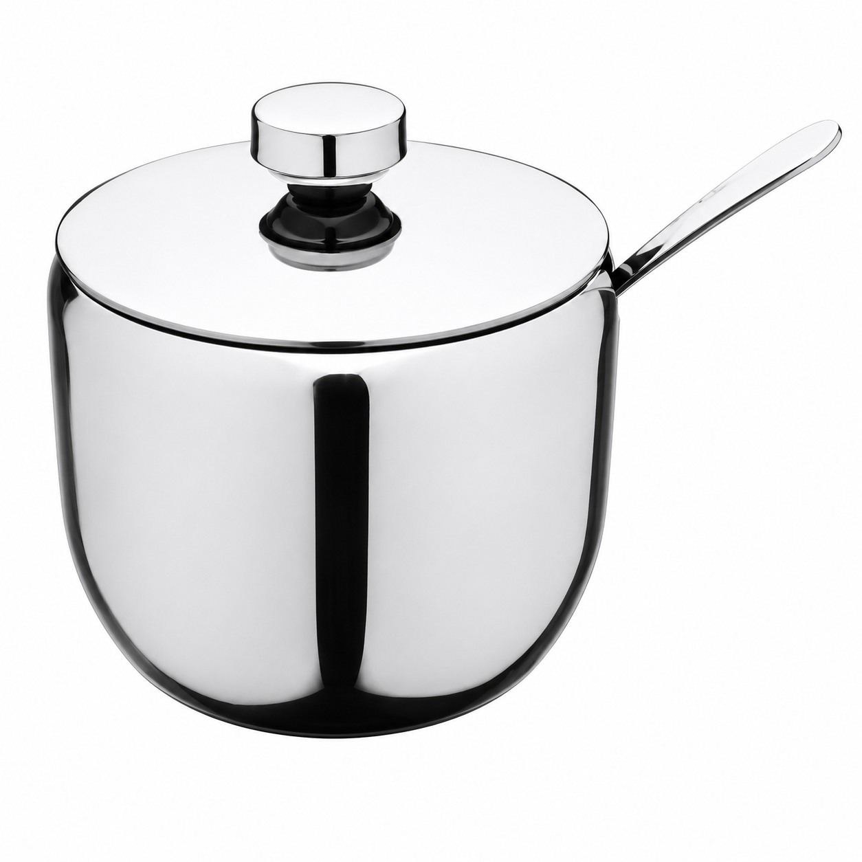 Сахарница из нержавеющей стали с крышкой и ложечкой Frico FRU-061 8 см