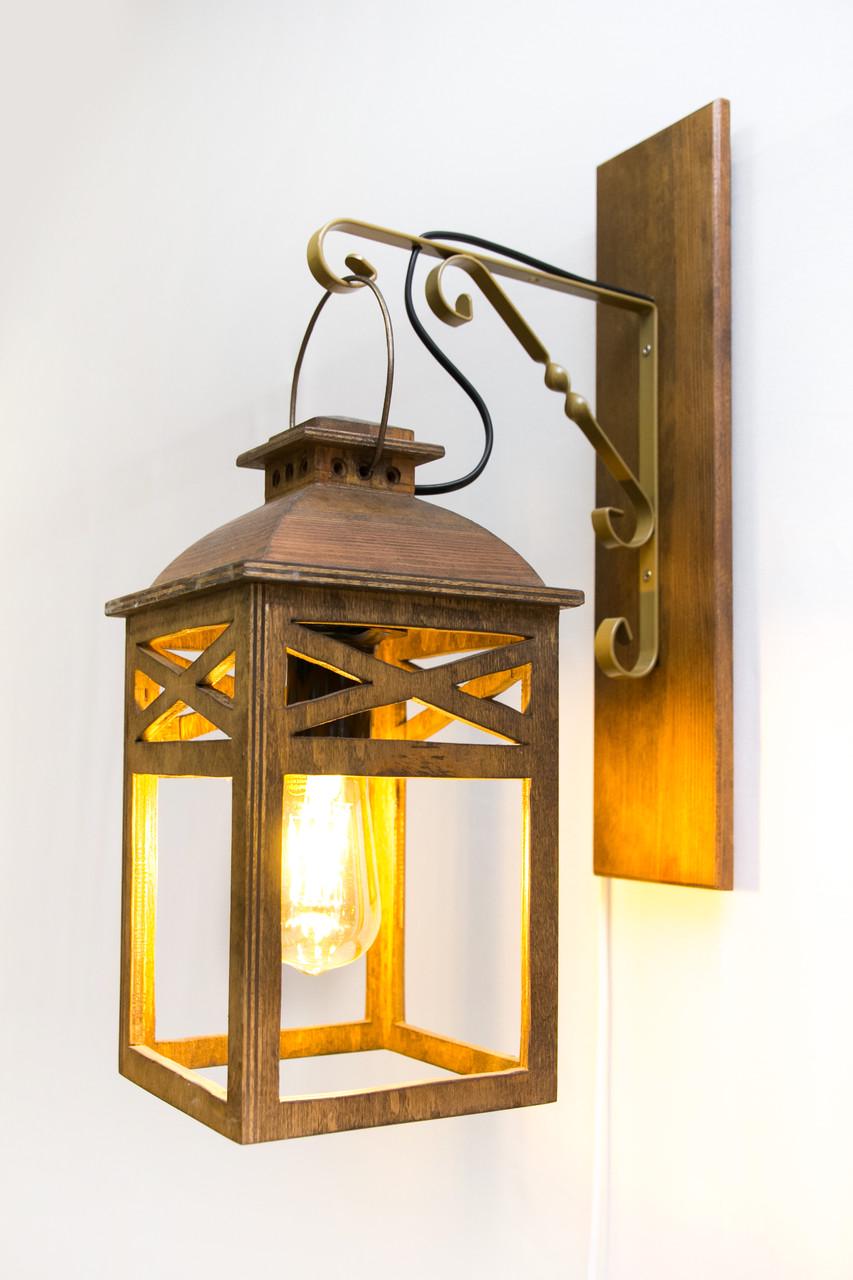 Бра Древоделя Ретро 50х28х17 см Орех (011003) - фото 3 Бра Древоделя Ретро 50х28х17 см Орех (011003) - фото 3