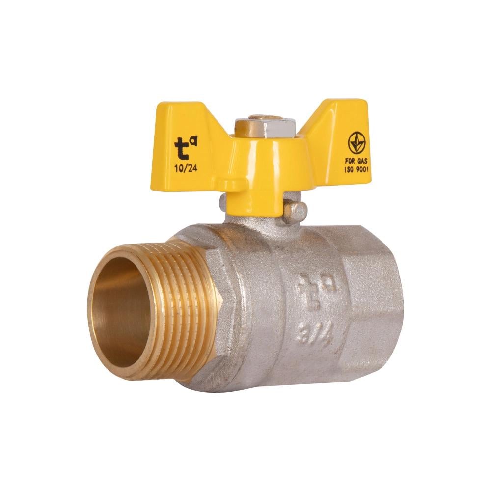 Кран шаровой Thermo Alliance Base 3/4" ВЗ для газа бабочка (SD607G20)