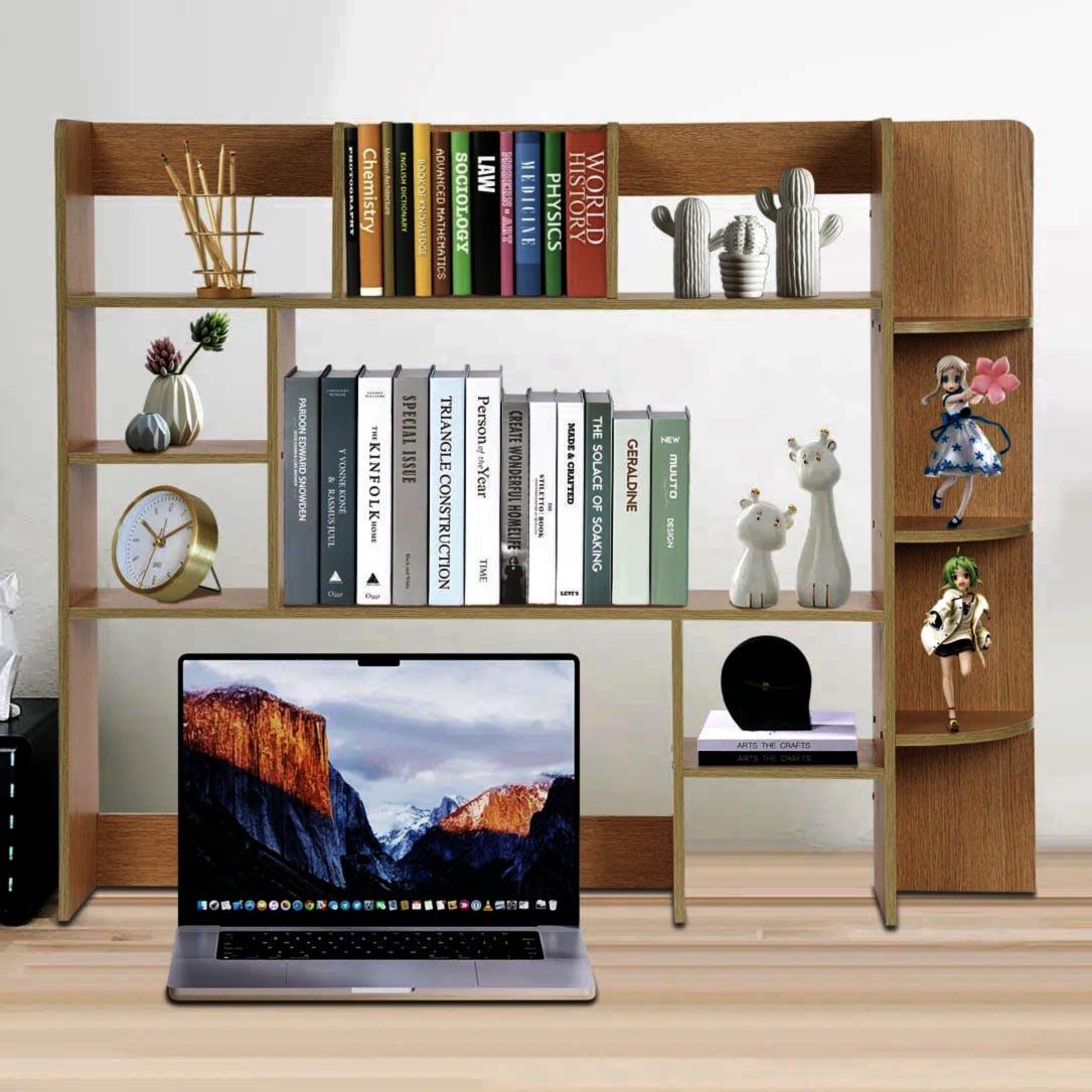 Полка-надстройка настольная из дерева Офелина сиена (АКД-004105)