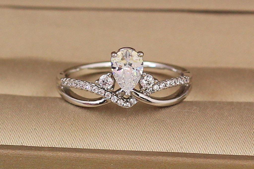 Кольцо Xuping Jewelry Лесная нимфа р. 20 Серебристый (1831359573)