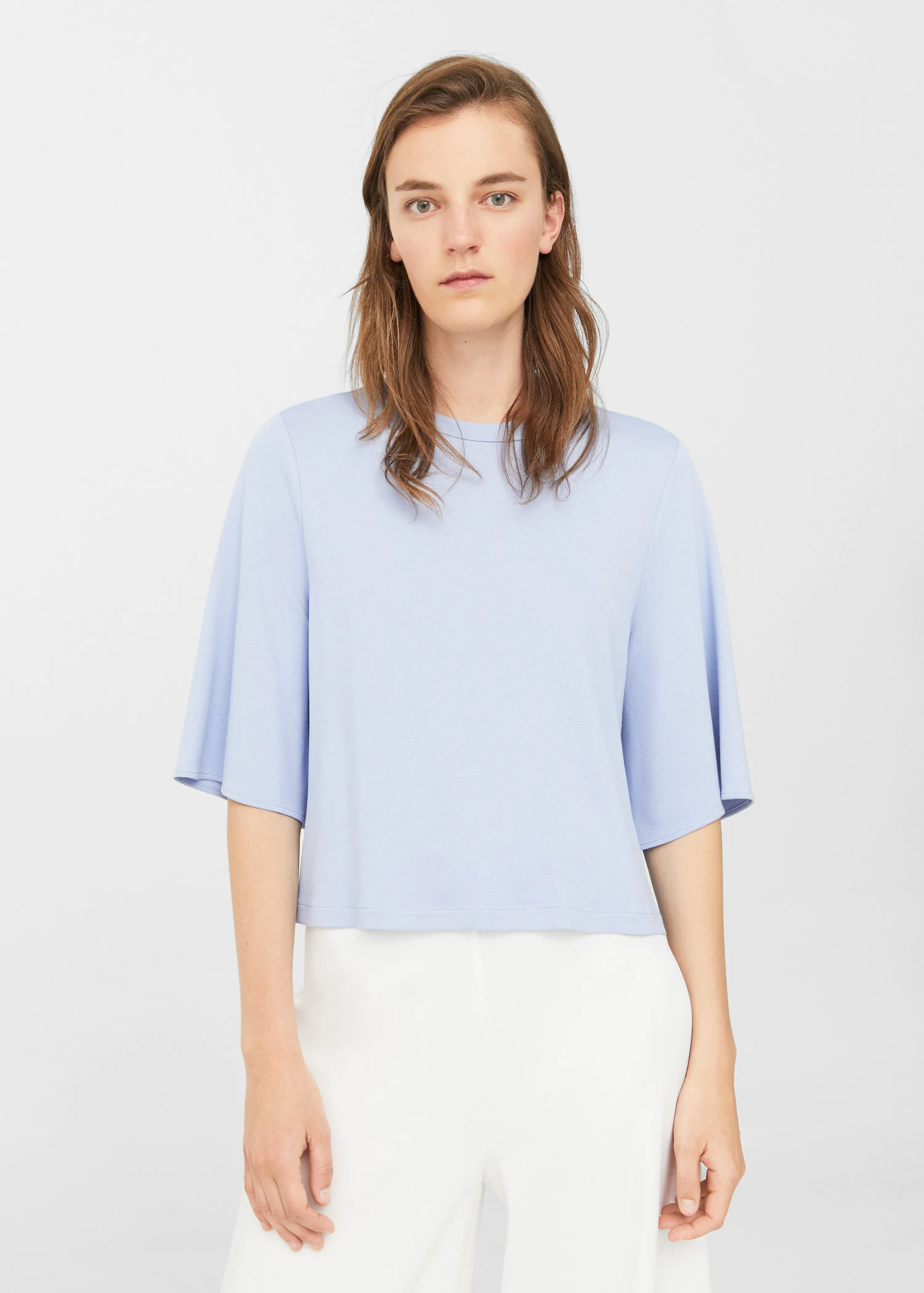 Блузка Mango XS Голубой (2000000822860)
