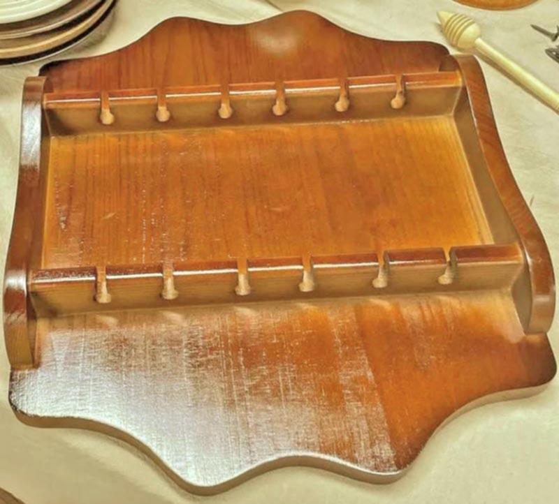 Полка для коллекции ложек Сараленд Охра (ПКЛ-005404)