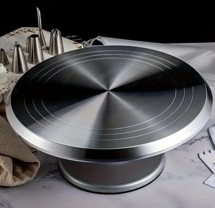 Підставка поворотна металева для декорування тортів 31 см (2680601755)