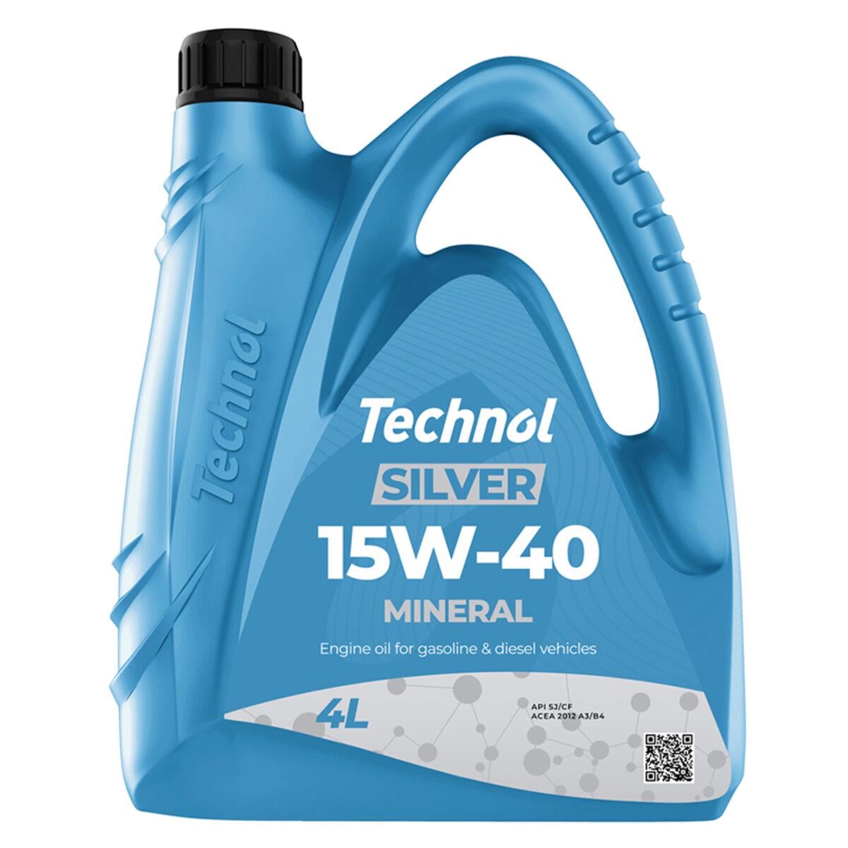Масло моторное Technol Silver 15W-40 4 л
