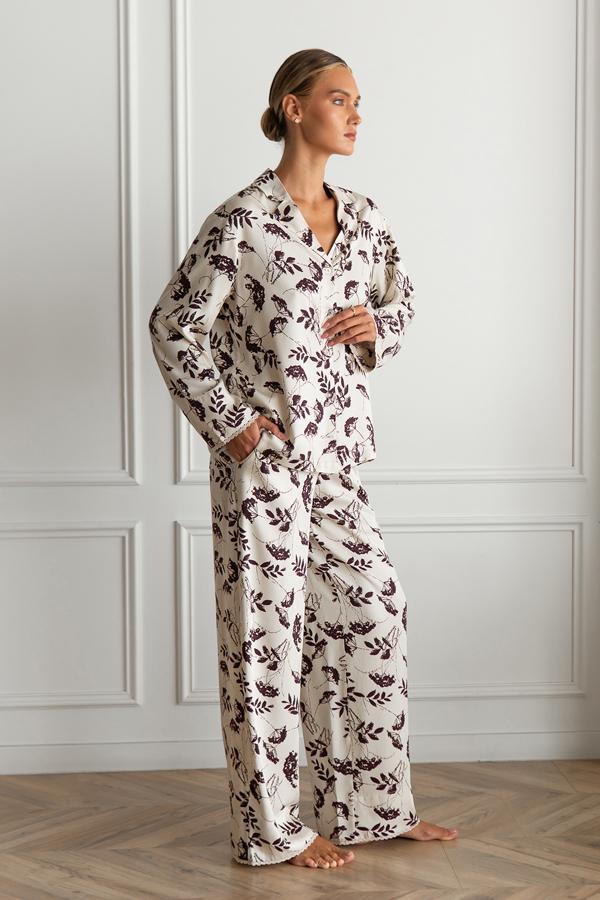 Піжамний костюм Gina з брюками XL/XXL (29517780) - фото 3 Піжамний костюм Gina з брюками XL/XXL (29517780) - фото 3