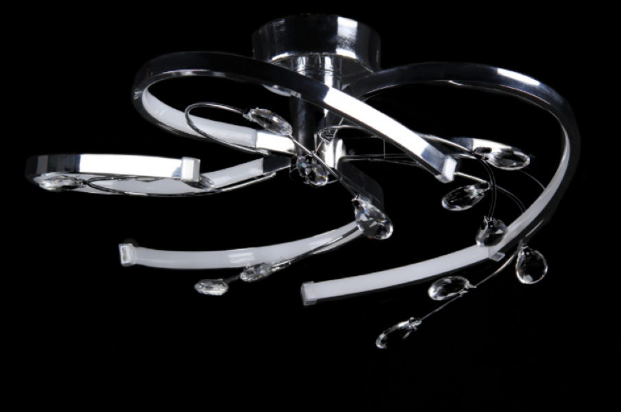 Світлодіодна люстра L1094/5-55W LED CR Білий/Хром (AN000200) Світлодіодна люстра L1094/5-55W LED CR Білий/Хром (AN000200)