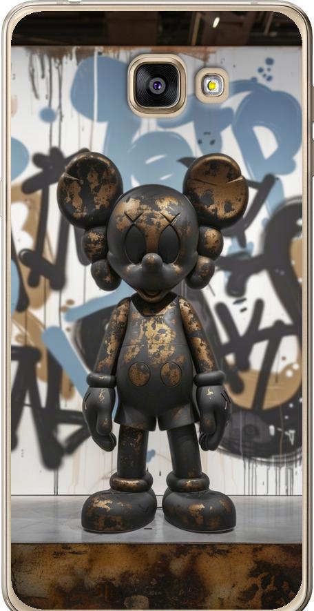 Чехол на Samsung Galaxy A9 Pro Bronze kaws v2 (6098u-724-42517)