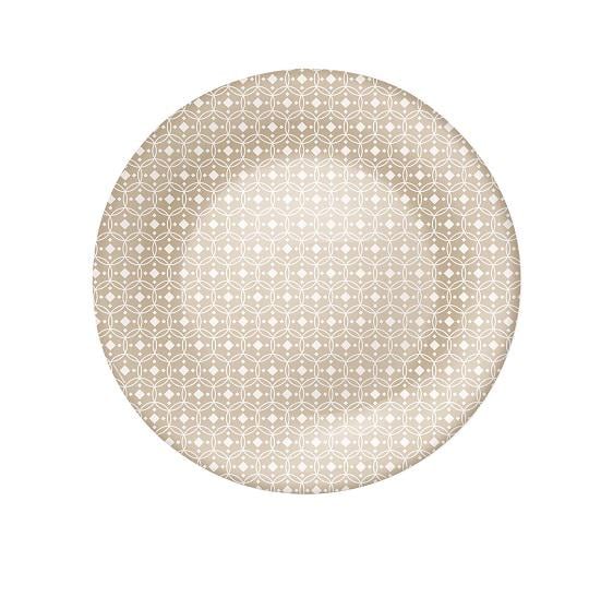 Тарелка Bormioli Rocco Ceramic 430133FP2121932 27 см Beige