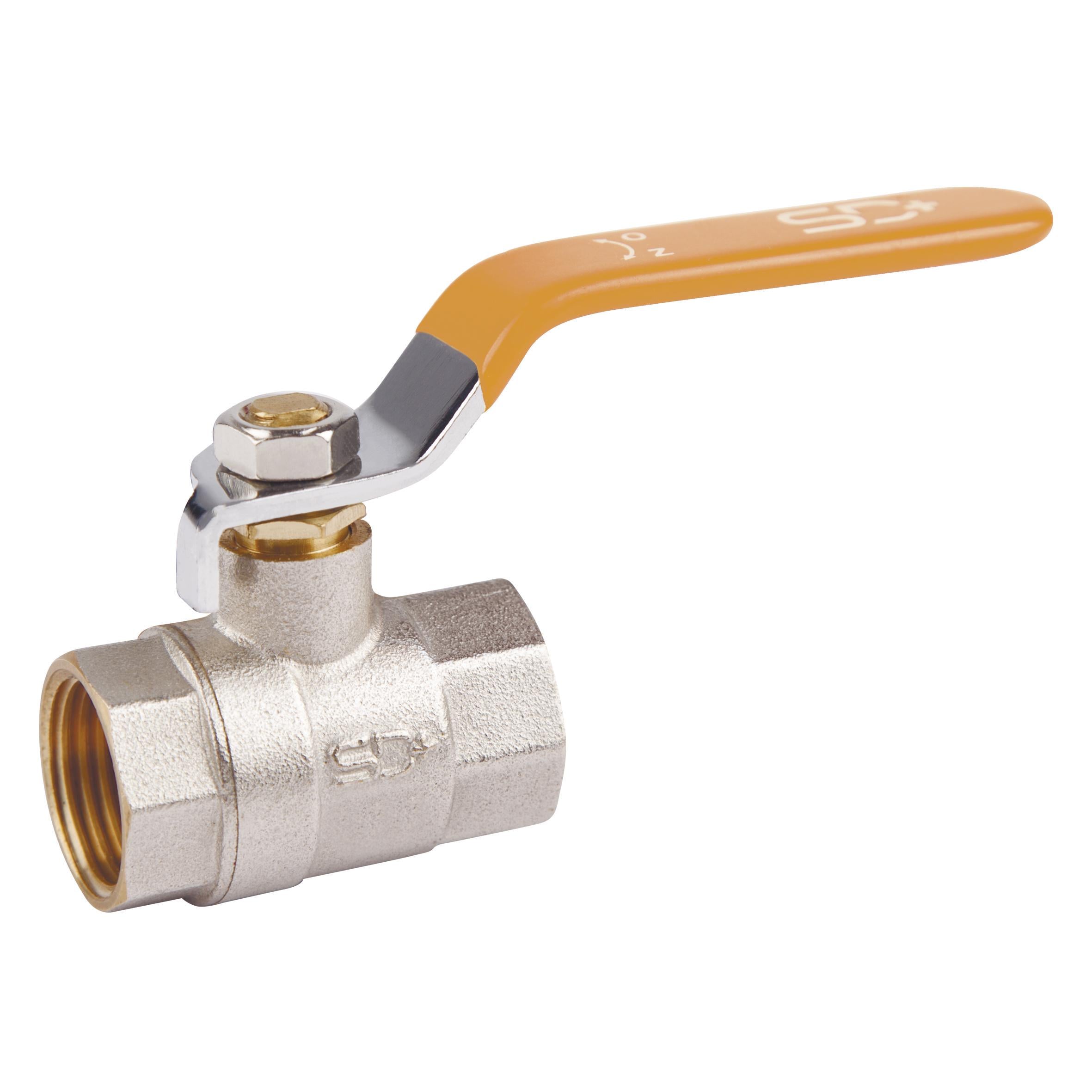 Кран шаровой SD Plus 1/2" ВР для газа рычаг (SD600G15)