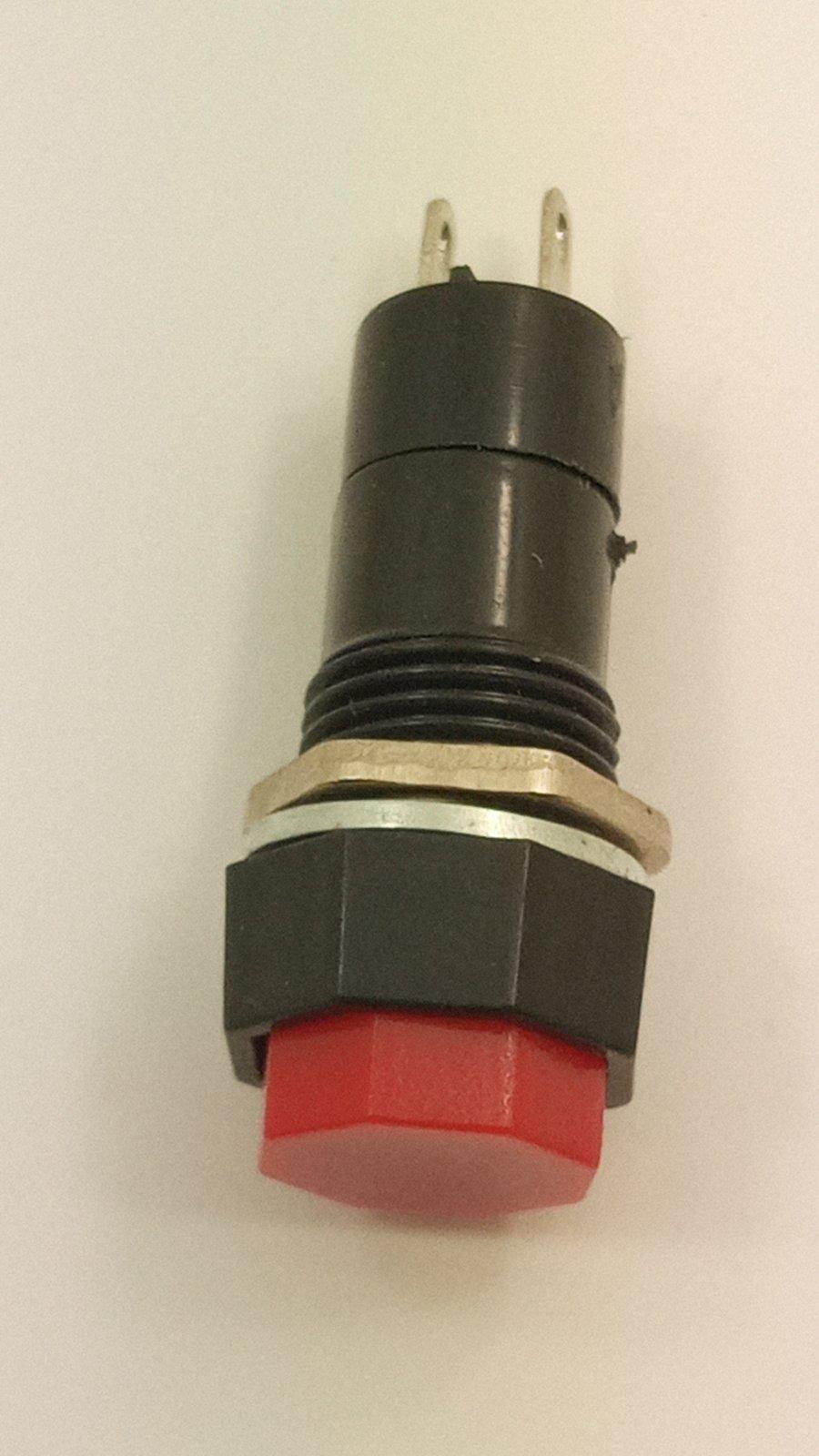 Кнопка с фиксацией PBS-14A 12 мм Красный (07746)