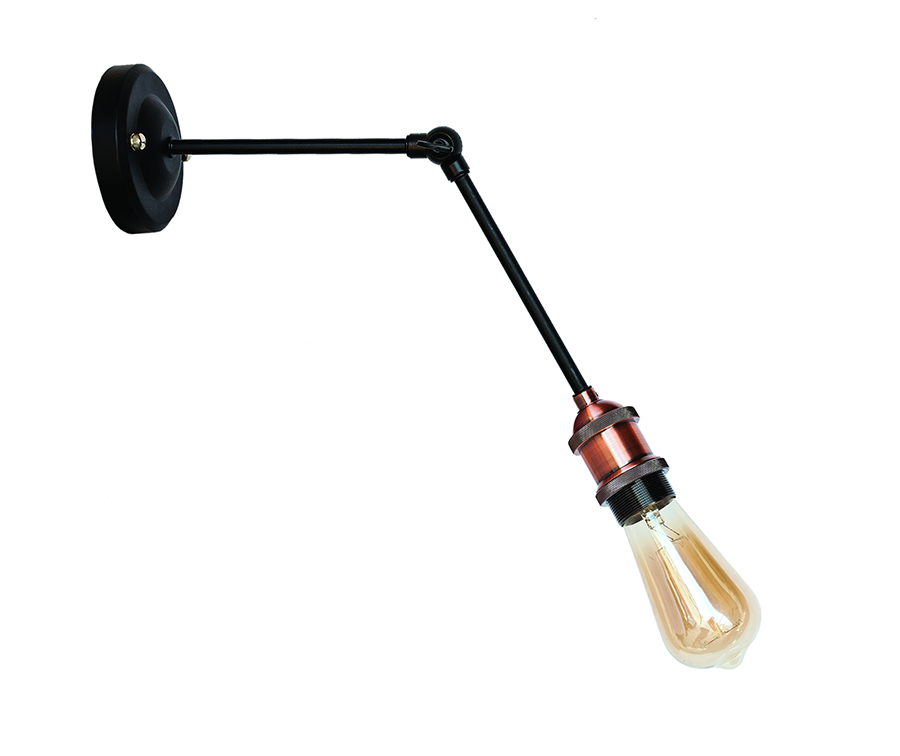 Бра Levistella Lofty с патроном AMP12 Черный/Медный (1963530755)