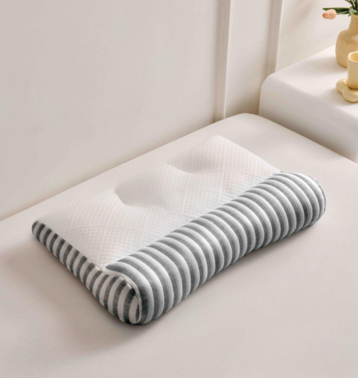 Подушка для сну ортопедична Memory вакуумна упаковка з подарунковою сумочкою 40х60 см (30219686)