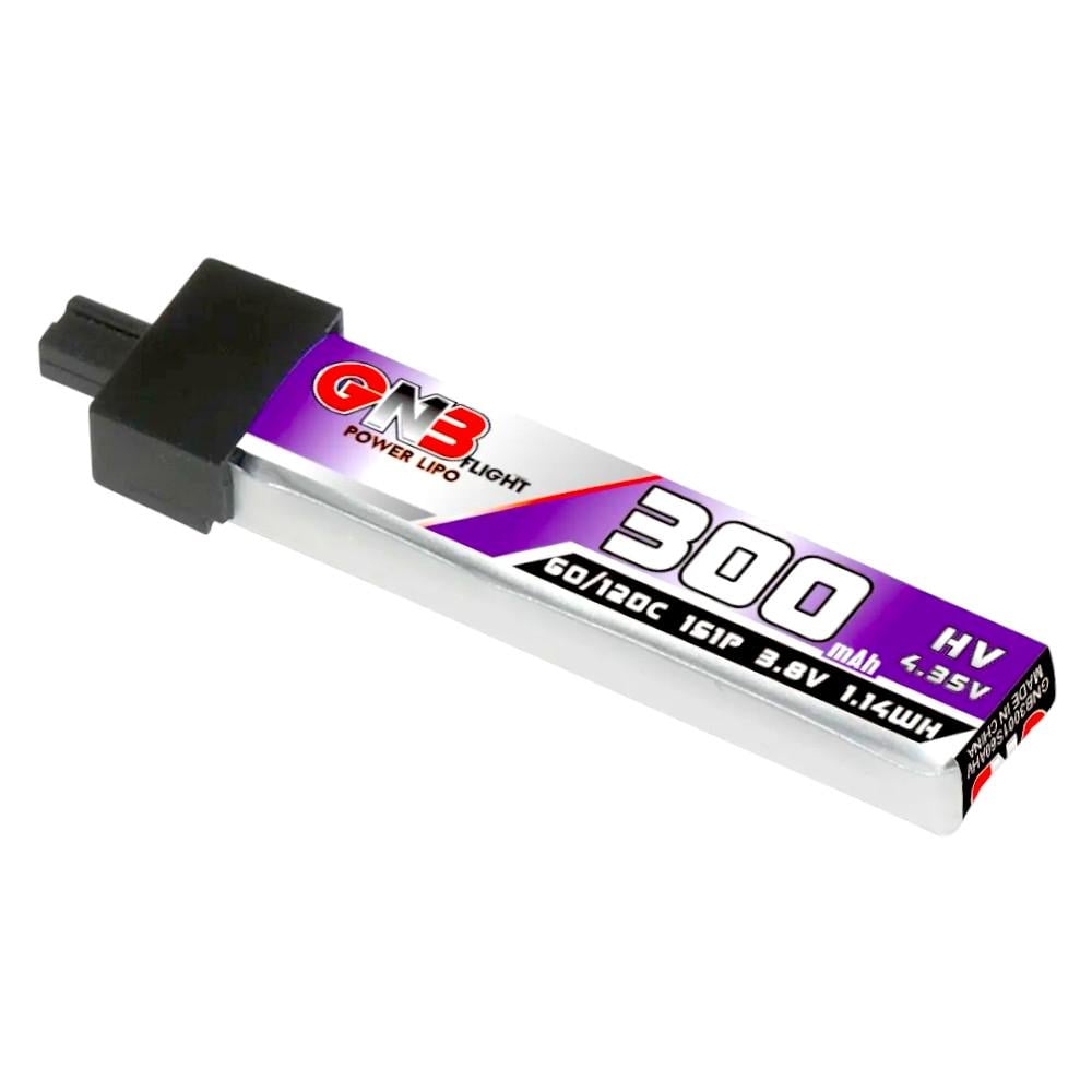 Аккумулятор Gaoneng 1S 3,8V 300 mAh A30 BT2.0 LiPo для дронов Tinywhoop (453300)