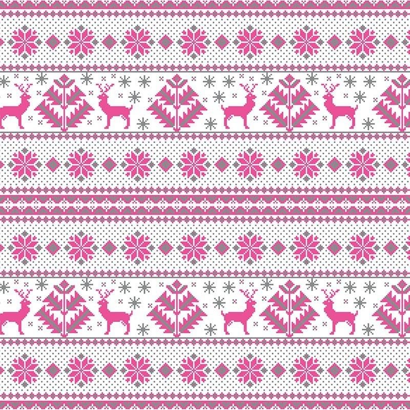 Бумага мелованная подарочная LOVE&HOME Олени 0,7х1 м 70 г/м2 (1PAPPR62)