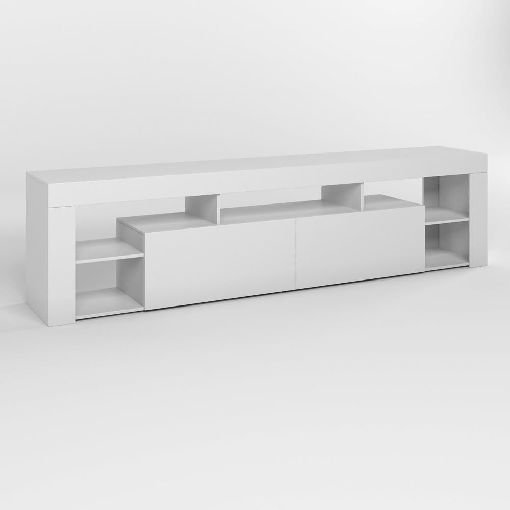 Тумба под телевизор М-Зон Джеко 200 с 5 полками Нимфея Альба (MZN-031037)