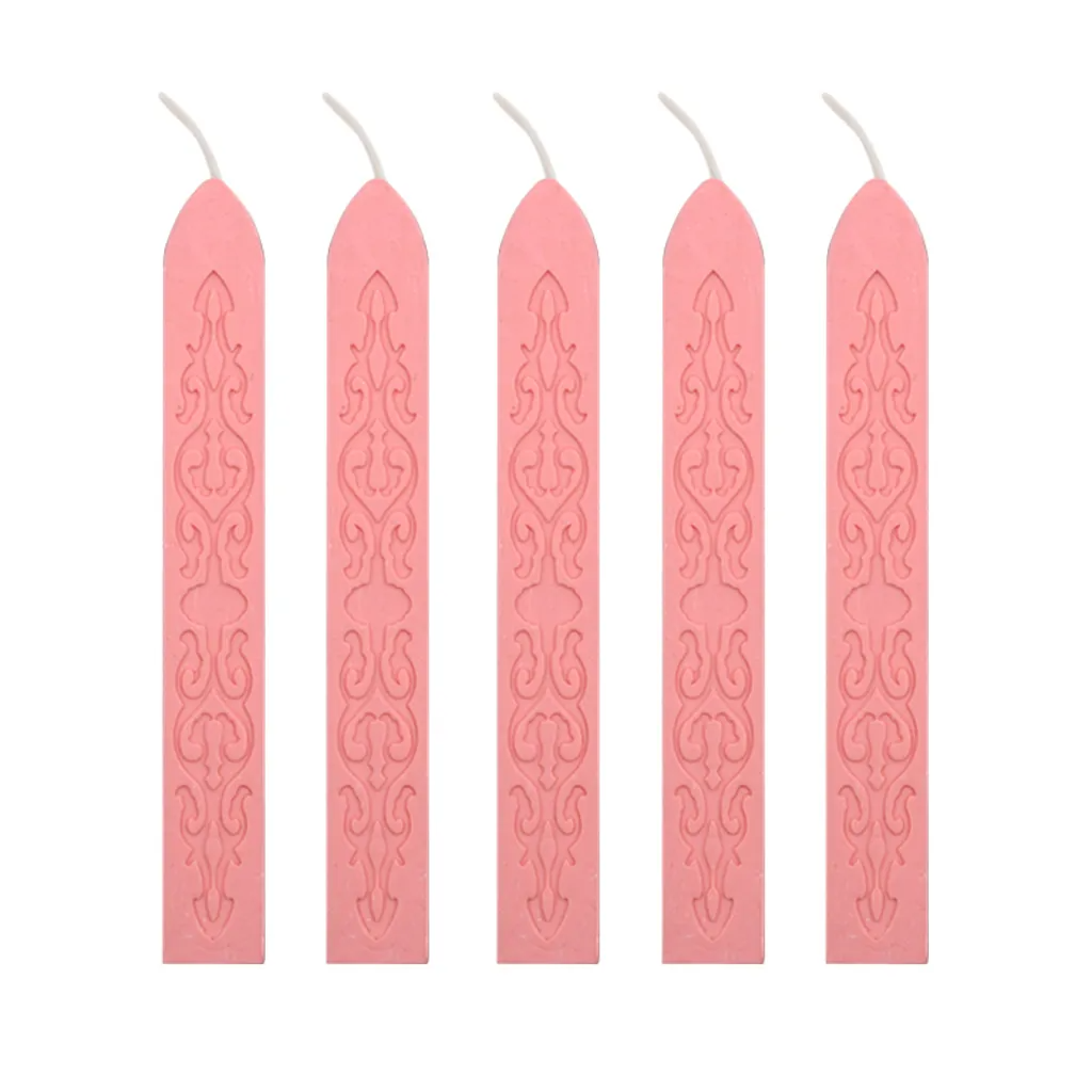 Сургучная свеча с фитилем 5 шт. Pink