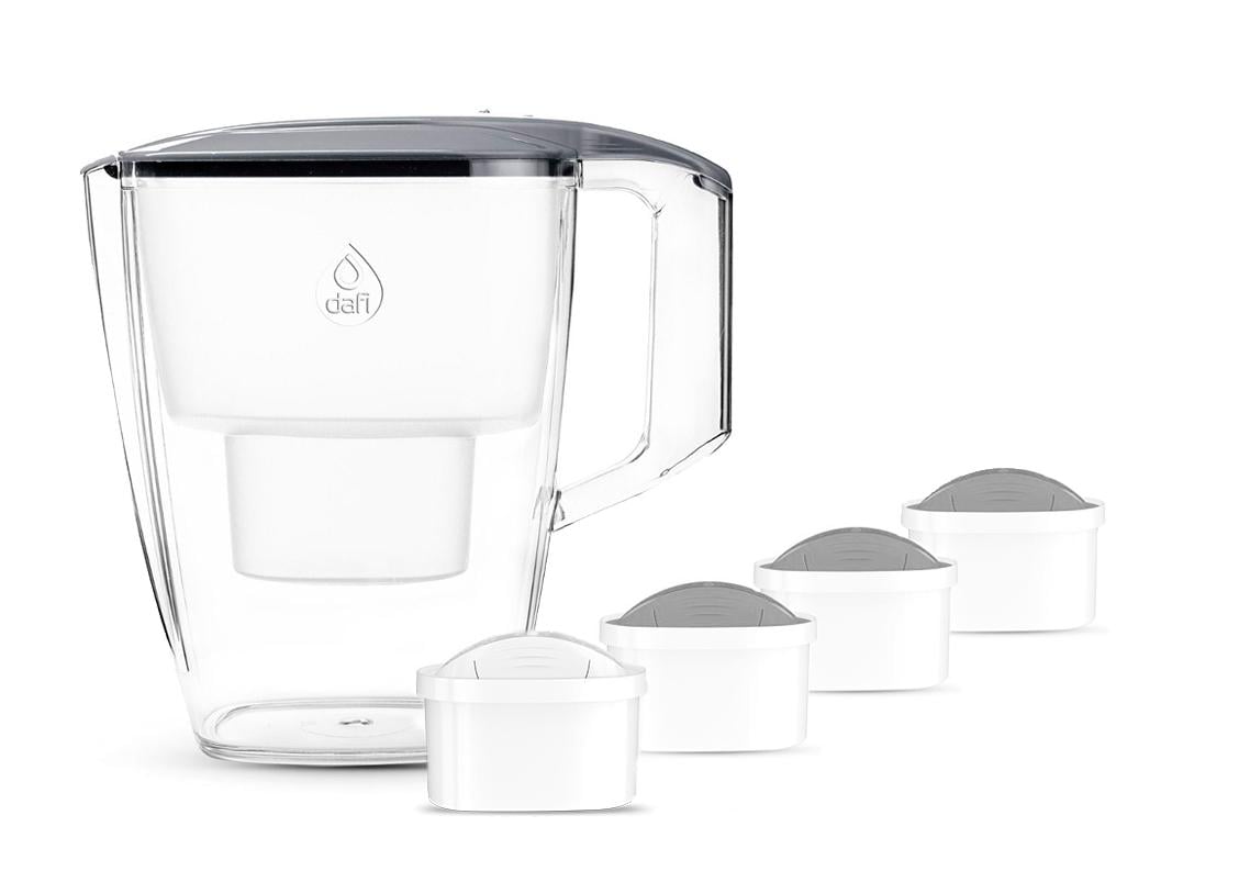 Фільтр-глечик DAFI Start та 4 картриджі DAFI Unimax Сірий (8237378)