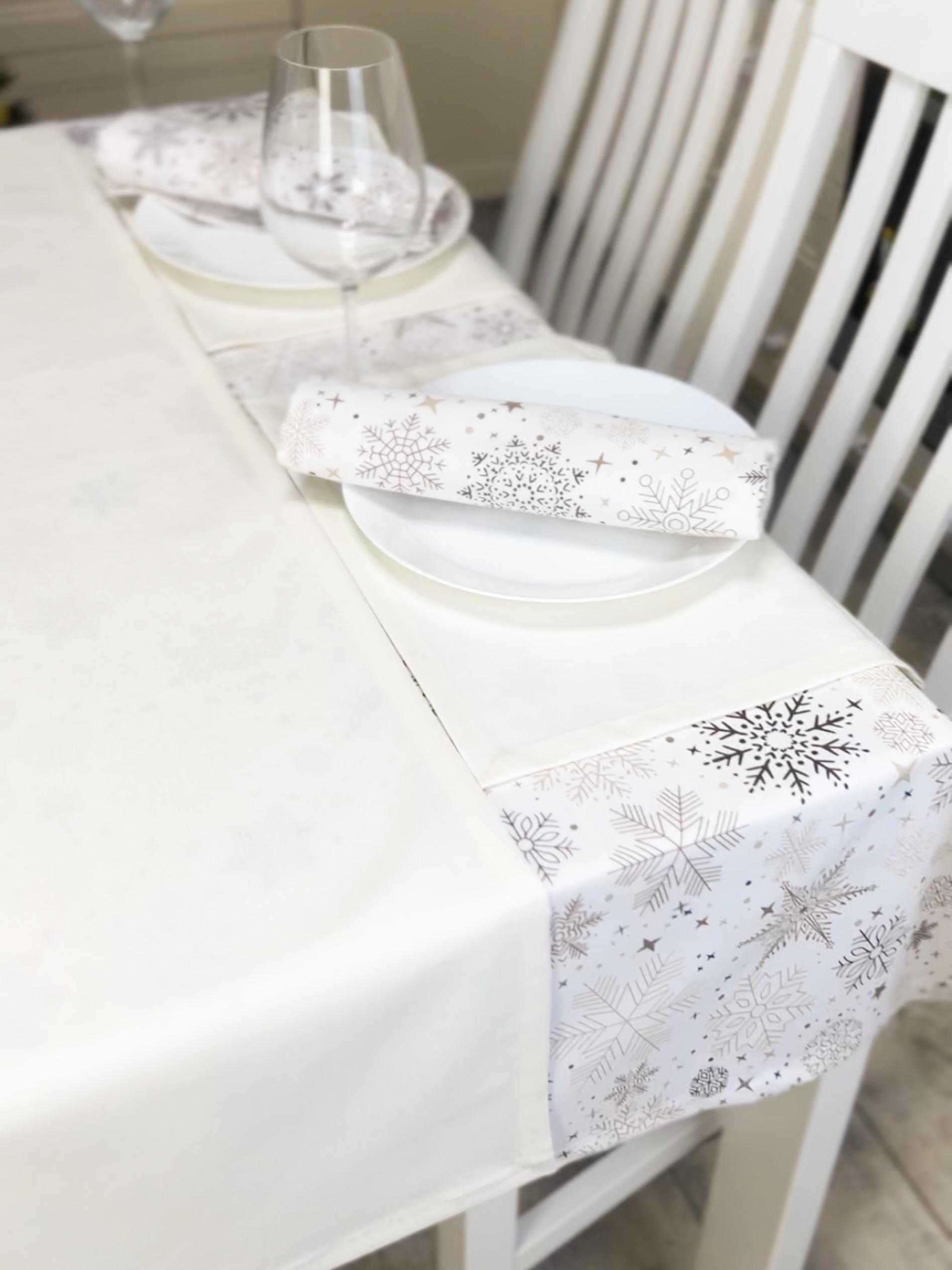 Дорожка водоотталкивающая новогодняя 170х40 см Ванильный (802-51) Дорожка водоотталкивающая новогодняя 170х40 см Ванильный (802-51)