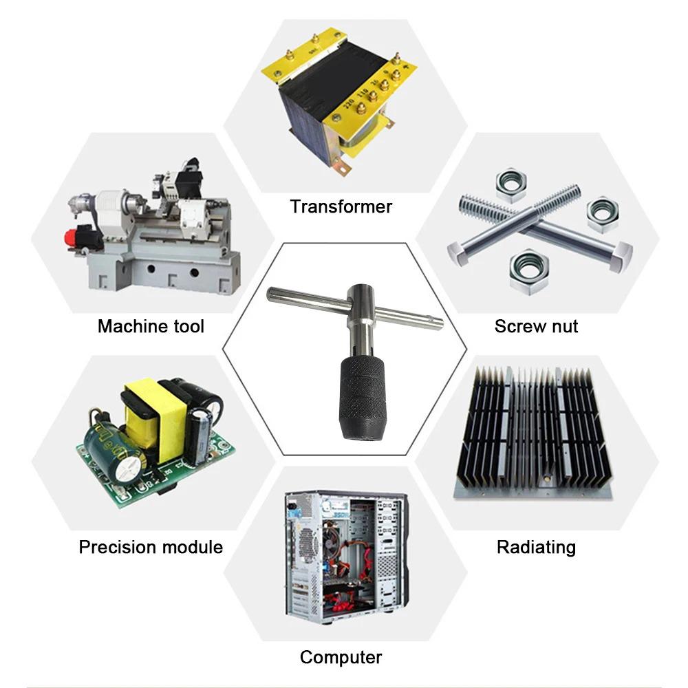Набор метчиков М3-М8, 5шт. с Т-образной ручкой - фото 8 Набор метчиков М3-М8, 5шт. с Т-образной ручкой - фото 8