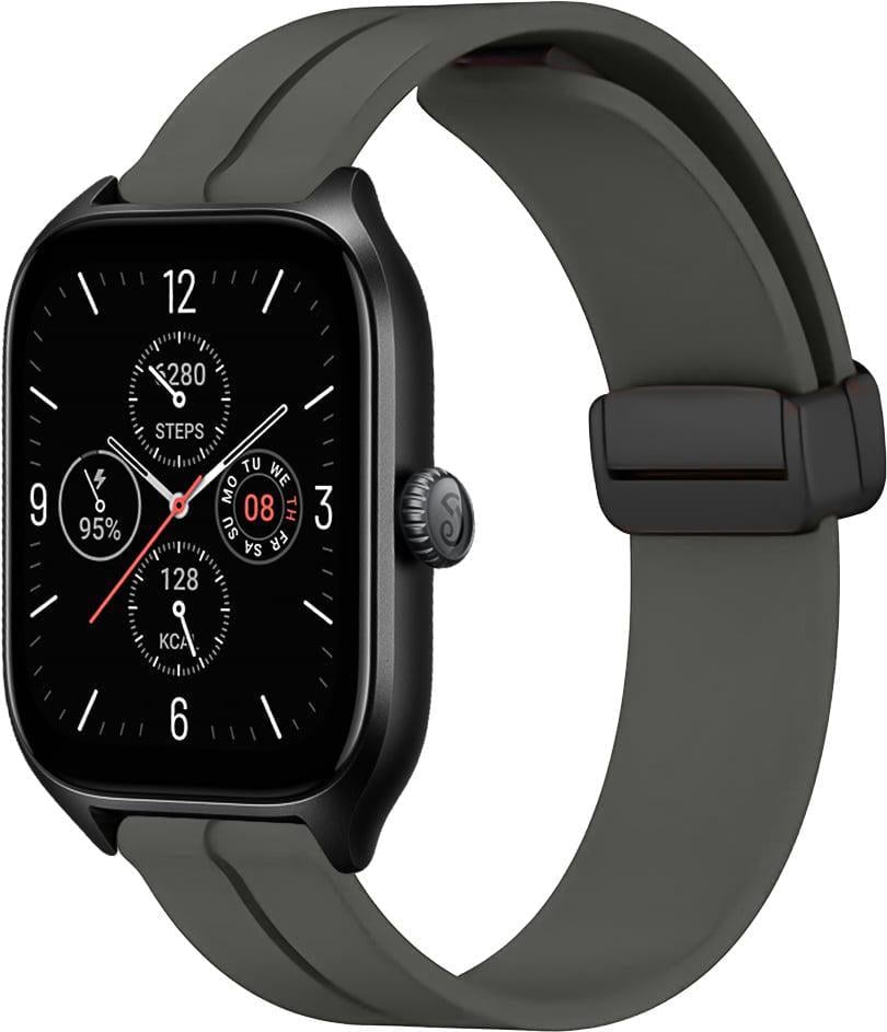 Ремешок для смарт-часов Rysta для Amazfit GTS 4/Mini Dark Grey (41656-25)