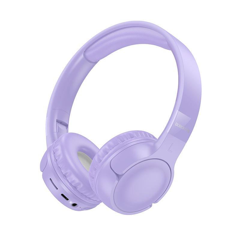 Беспроводные накладные наушники Borofone BO32 Show BT headphones Purple (6941991118746) Беспроводные накладные наушники Borofone BO32 Show BT headphones Purple (6941991118746)