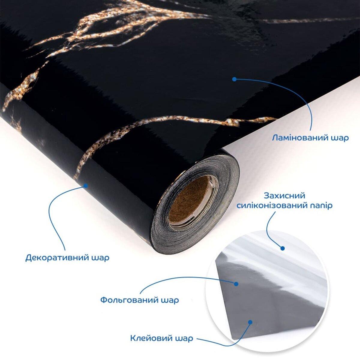 Плівка самоклеюча 60 см х3 м SW-00002626 - фото 2