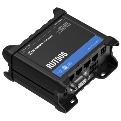 Маршрутизатор промисловий стільниковий Teltonika RUT906 RS-232 RS-485 з 4G LTE Wi-Fi (35440611) Маршрутизатор промисловий стільниковий Teltonika RUT906 RS-232 RS-485 з 4G LTE Wi-Fi (35440611)