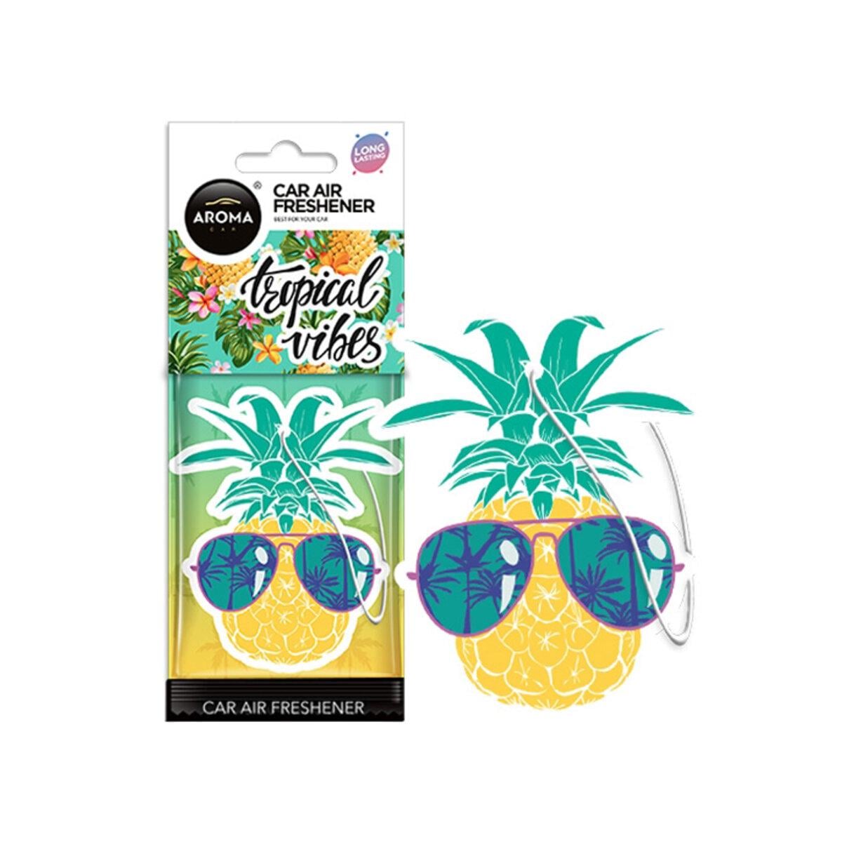 Ароматизатор Aroma Car Cellulose Fruits Pineapple Mohito (2357)