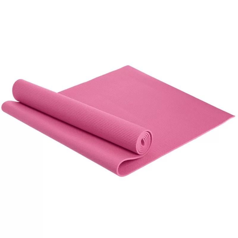 Килимок для йоги та фітнесу Power System PS-4014 PVC Fitness Yoga Mat 173x61x0,6 см Pink (3070020354)