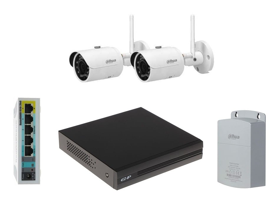 Комплект відеоспостереження Dahua IPC-2W 4Mp Wi-Fi Pro KIT