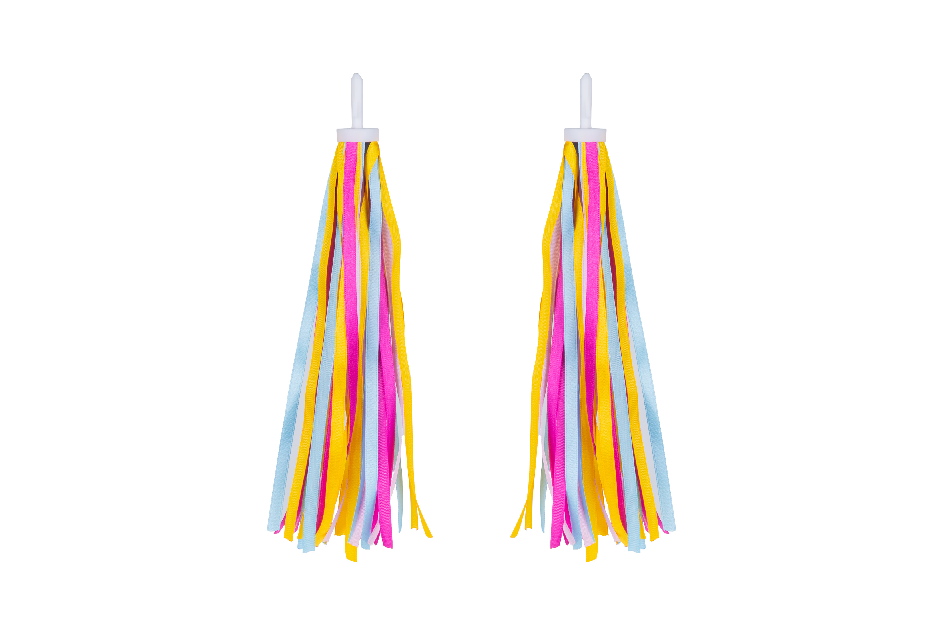 Ленты-дождик в ручку руля OnRide Shine 10 Розовый/Голубой/Желтый (6936116102072)