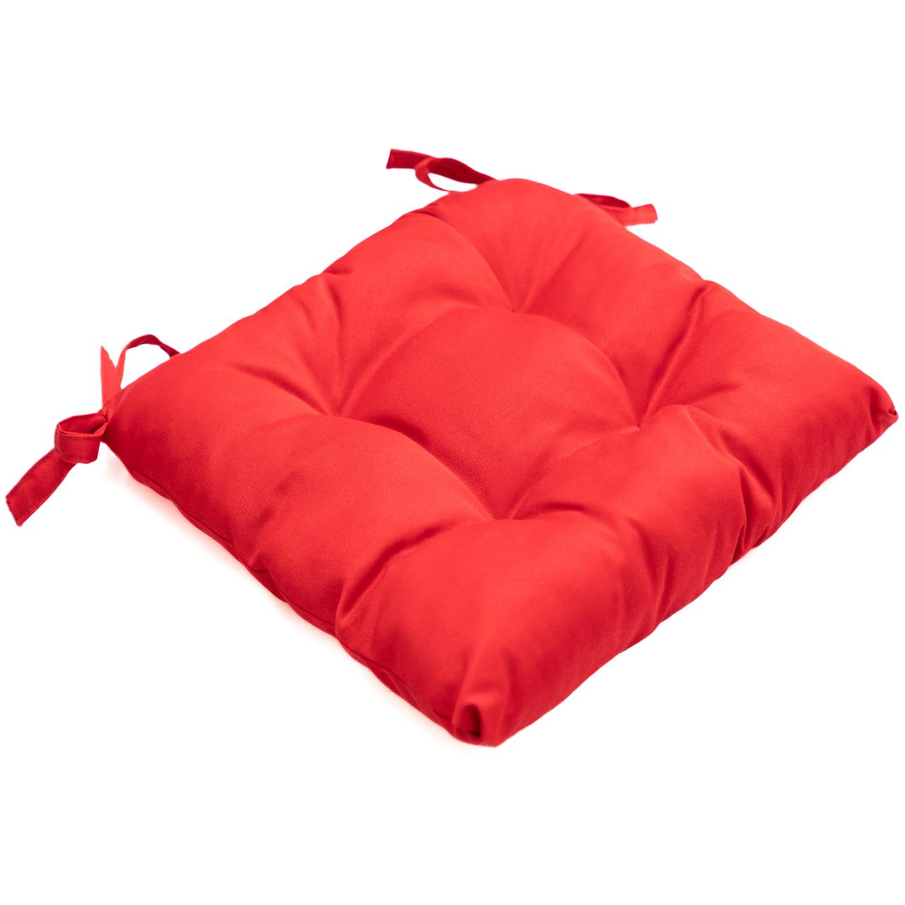 Подушка для стула/кресла/табурета 30х30х8 см Красный (2087316553) - фото 2 Подушка для стула/кресла/табурета 30х30х8 см Красный (2087316553) - фото 2