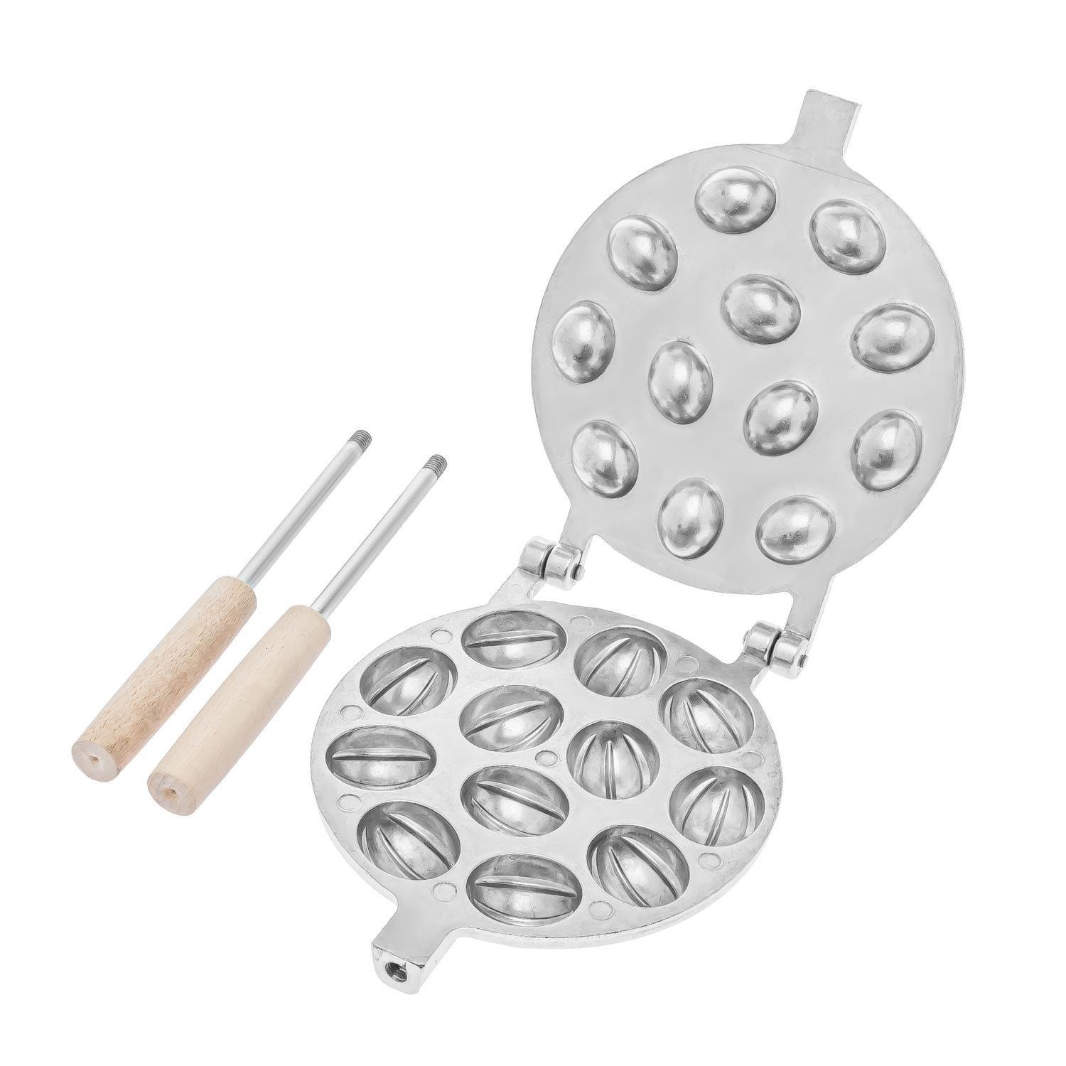 Форма для выпекания орешков ХЕАЗ на 12 половинок орехов со съемными ручками (87441)