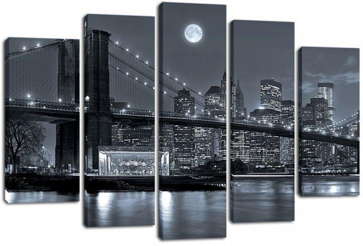 Картина модульная на холсте DK Полнолуние 108x80 см (PLM5-179)