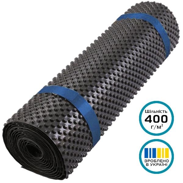 Геомембрана шиповидная Aquaizol Гидростоп ПРО 400 г/м2 0,40 мм 1,0х20 м.п. 20 м2 (29723331) - фото 2 Геомембрана шиповидная Aquaizol Гидростоп ПРО 400 г/м2 0,40 мм 1,0х20 м.п. 20 м2 (29723331) - фото 2